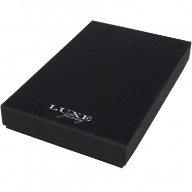 Logo trade promotional giveaways picture of: Carbon duo pen gift set with pouch