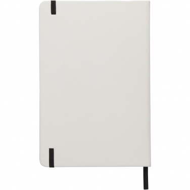 Logotrade promotional merchandise image of: Spectrum A5 white notebook with coloured strap