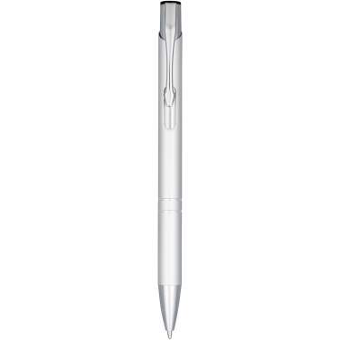 Logo trade business gifts image of: Moneta anodized aluminium click ballpoint pen
