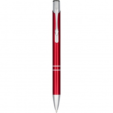 Logo trade promotional items picture of: Moneta anodized aluminium click ballpoint pen