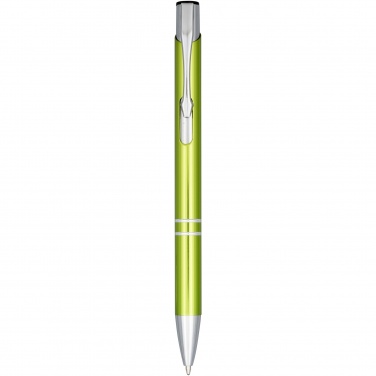 Logotrade business gift image of: Moneta anodized aluminium click ballpoint pen