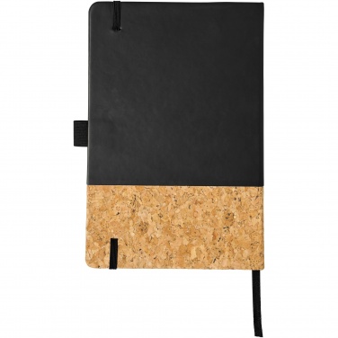 Logo trade promotional giveaways image of: Evora A5 cork thermo PU notebook