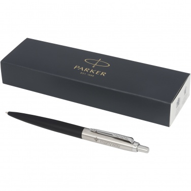 Logo trade promotional gifts image of: Parker Jotter XL matte with chrome trim ballpoint pen