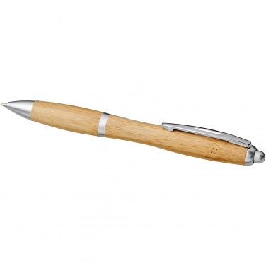 Logo trade promotional item photo of: Nash bamboo ballpoint pen