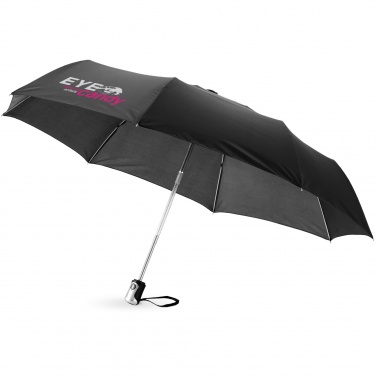 Logo trade business gift photo of: Alex 21.5" foldable auto open/close umbrella