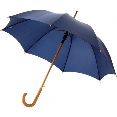 Logotrade business gift image of: Kyle 23" auto open umbrella wooden shaft and handle