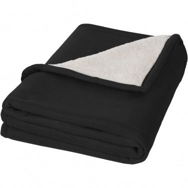Logotrade promotional gift image of: Springwood soft fleece and sherpa plaid blanket