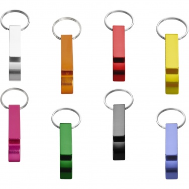 Logo trade promotional gifts image of: Tao bottle and can opener keychain