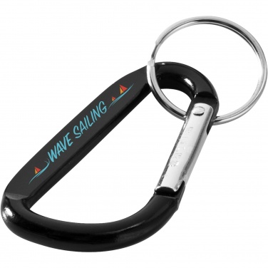 Logo trade corporate gift photo of: Timor carabiner keychain