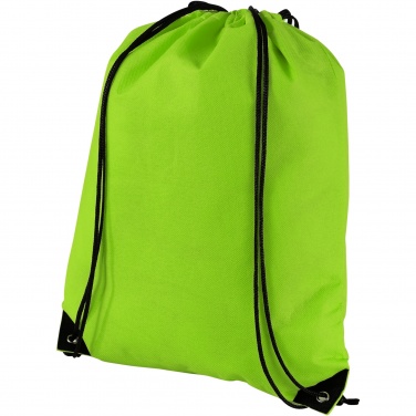 Logo trade promotional merchandise picture of: Evergreen non-woven drawstring bag 5L