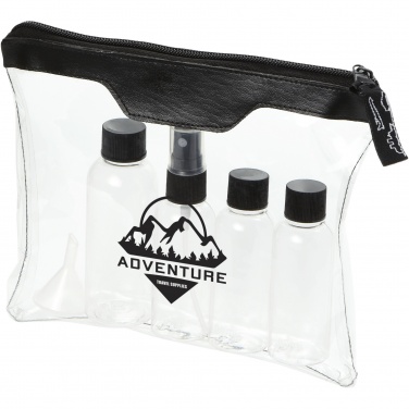 Logo trade promotional gifts image of: Munich airline approved travel bottle set