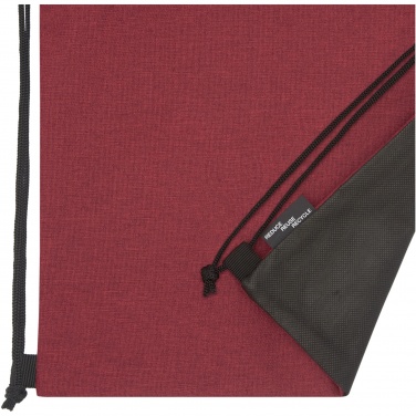 Logo trade corporate gifts image of: Ross RPET drawstring bag 5L