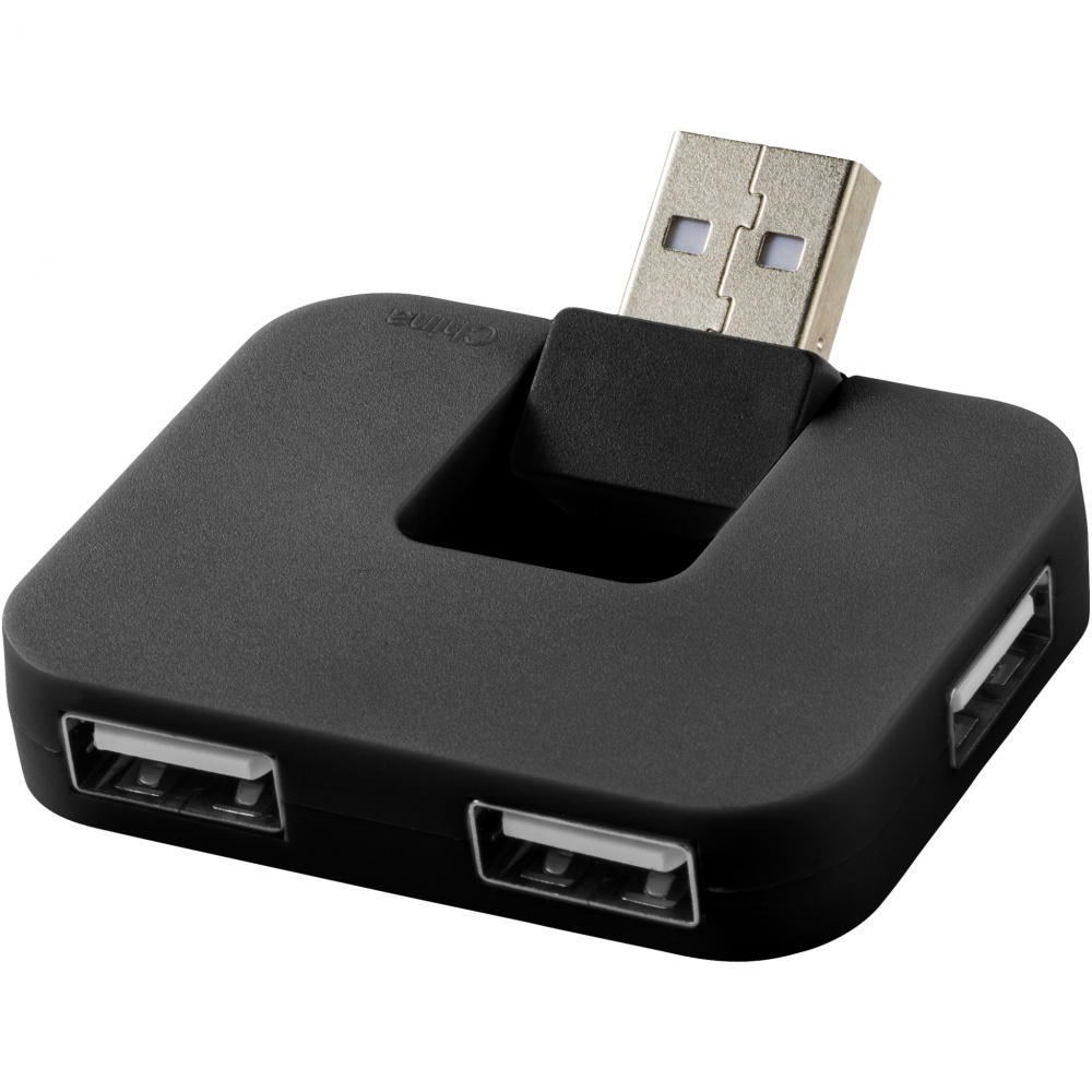 Logo trade advertising product photo of: Gaia 4-port USB hub