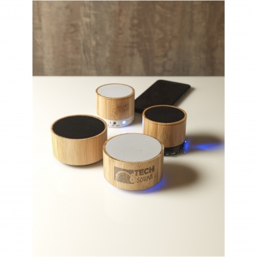 Logo trade promotional products image of: Cosmos bamboo Bluetooth® speaker