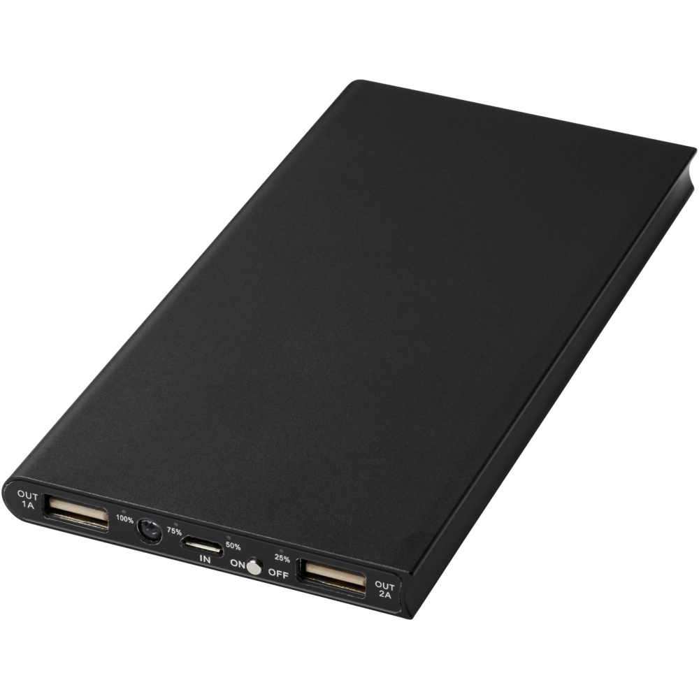 Logotrade promotional items photo of: Plate 8000 mAh aluminium power bank