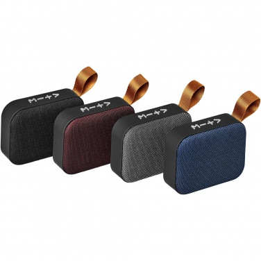 Logo trade promotional merchandise image of: Fashion fabric Bluetooth® speaker