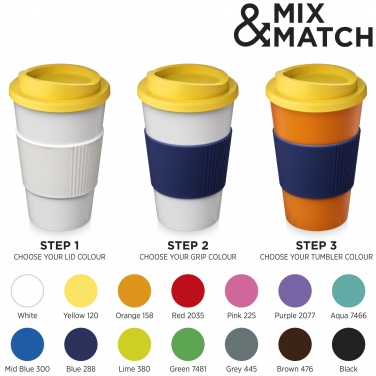 Logotrade advertising product picture of: Americano® 350 ml insulated tumbler with grip