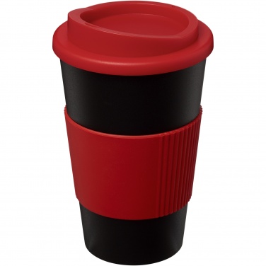 Logo trade promotional products image of: Americano® 350 ml insulated tumbler with grip
