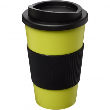 Logo trade promotional product photo of: Americano® 350 ml insulated tumbler with grip