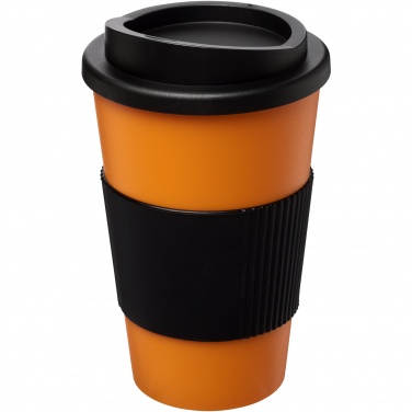 Logotrade promotional product picture of: Americano® 350 ml insulated tumbler with grip