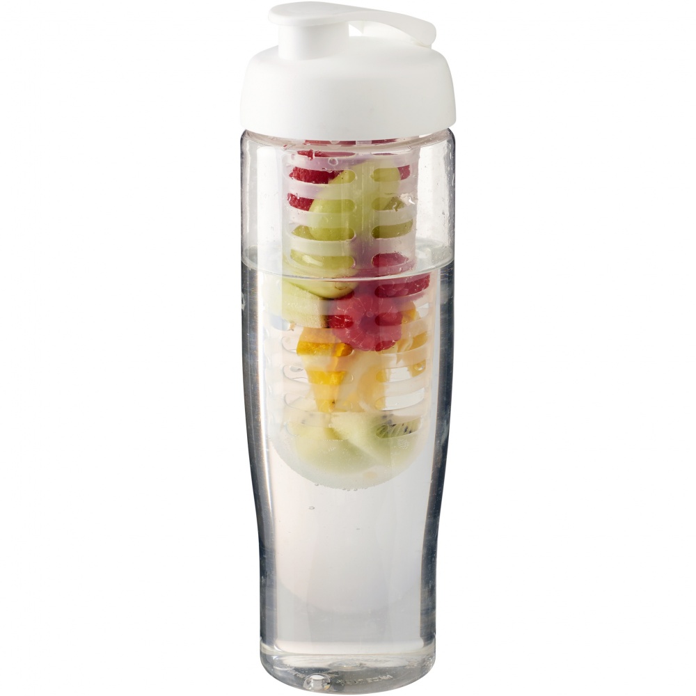 Logotrade corporate gift picture of: H2O Active® Tempo 700 ml flip lid sport bottle & infuser