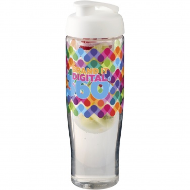 Logo trade promotional giveaways image of: H2O Active® Tempo 700 ml flip lid sport bottle & infuser