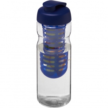 Logo trade corporate gift photo of: H2O Active® Base 650 ml flip lid sport bottle & infuser