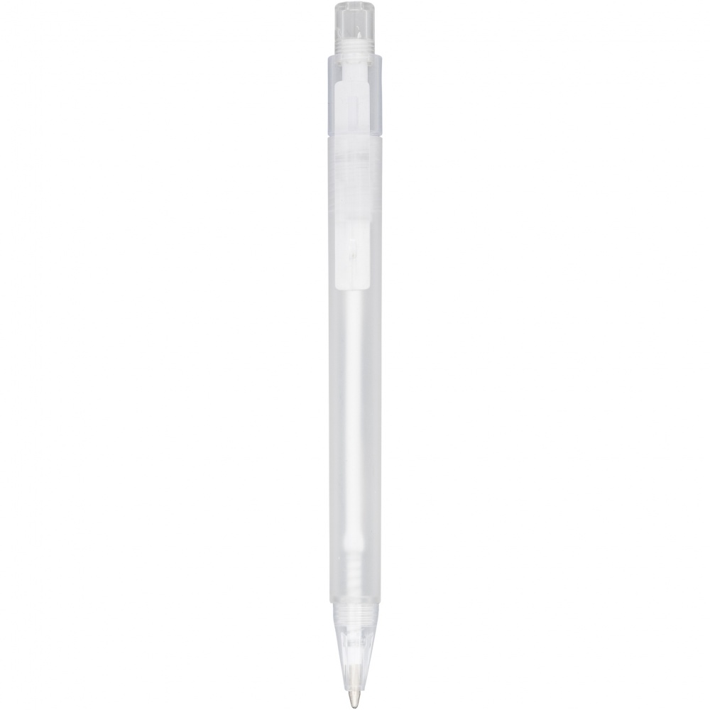 Logo trade advertising products image of: Calypso frosted ballpoint pen