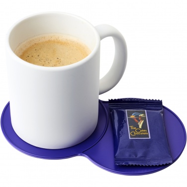 Logo trade promotional items image of: Sidekick plastic coaster