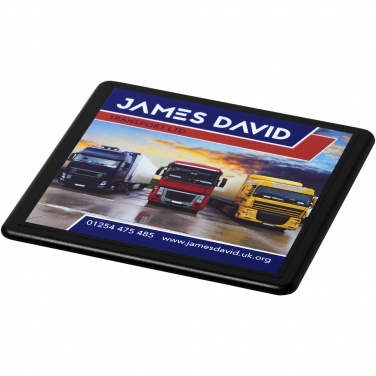 Logo trade promotional gift photo of: Terran square coaster with 100% recycled plastic