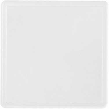 Logo trade advertising products picture of: Ellison square plastic coaster with paper insert