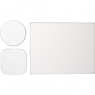 Logotrade promotional item picture of: Brite-Mat® mouse mat and coaster set combo 1