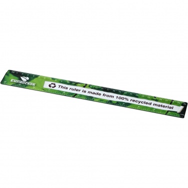 Logotrade promotional merchandise image of: Terran 30 cm ruler from 100% recycled plastic