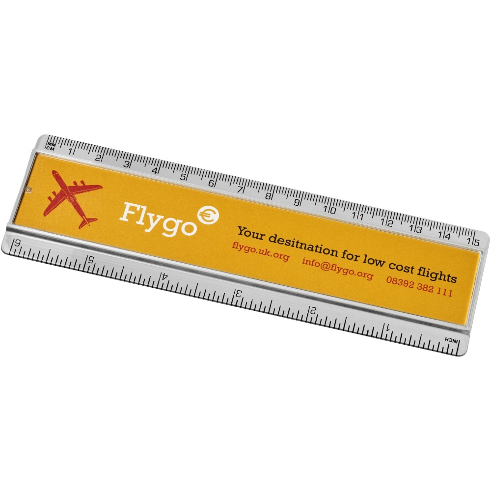 Logotrade business gifts photo of: Ellison 15 cm plastic insert ruler