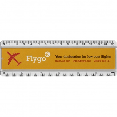 Logotrade promotional items photo of: Ellison 15 cm plastic insert ruler