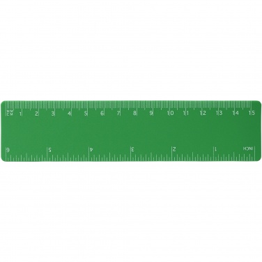 Logo trade business gifts image of: Rothko 15 cm plastic ruler