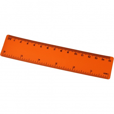 Logotrade promotional item image of: Rothko 15 cm plastic ruler