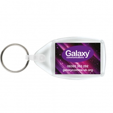 Logo trade promotional products image of: Lita P6 keychain with plastic clip