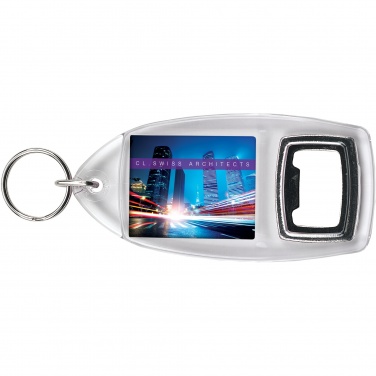 Logo trade promotional items picture of: Jibe R1 bottle opener keychain
