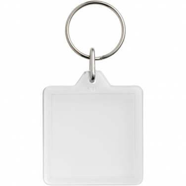 Logo trade promotional giveaways image of: Vial U1 square keychain