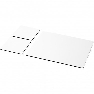 Logo trade promotional product photo of: Q-Mat® mouse mat and coaster set combo 3