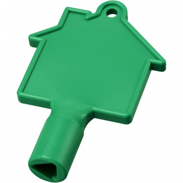 Logo trade promotional giveaways picture of: Maximilian house-shaped utility key