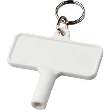 Logotrade promotional item image of: Largo plastic radiator key with keychain