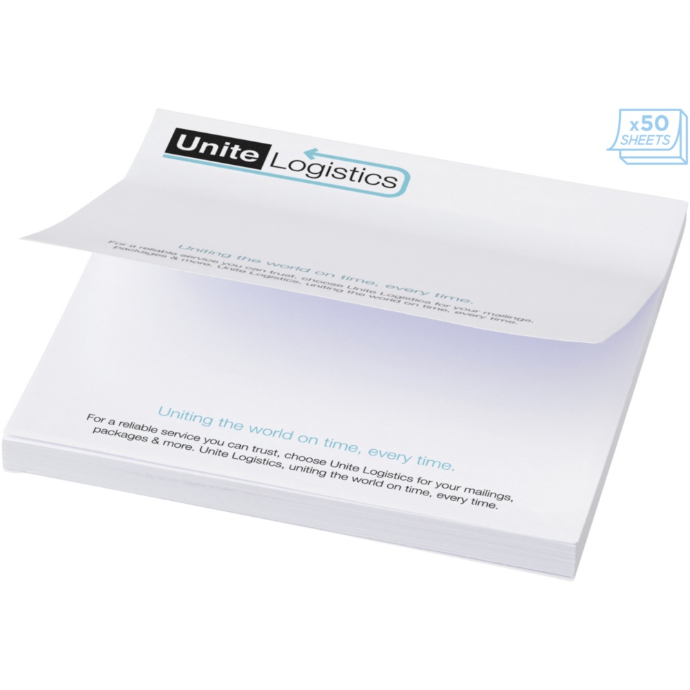 Logo trade promotional gift photo of: Sticky-Mate® large square sticky notes 100x100mm
