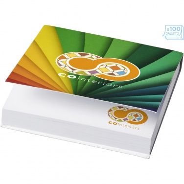 Logotrade business gifts photo of: Sticky-Mate® soft cover squared sticky notes 75x75mm