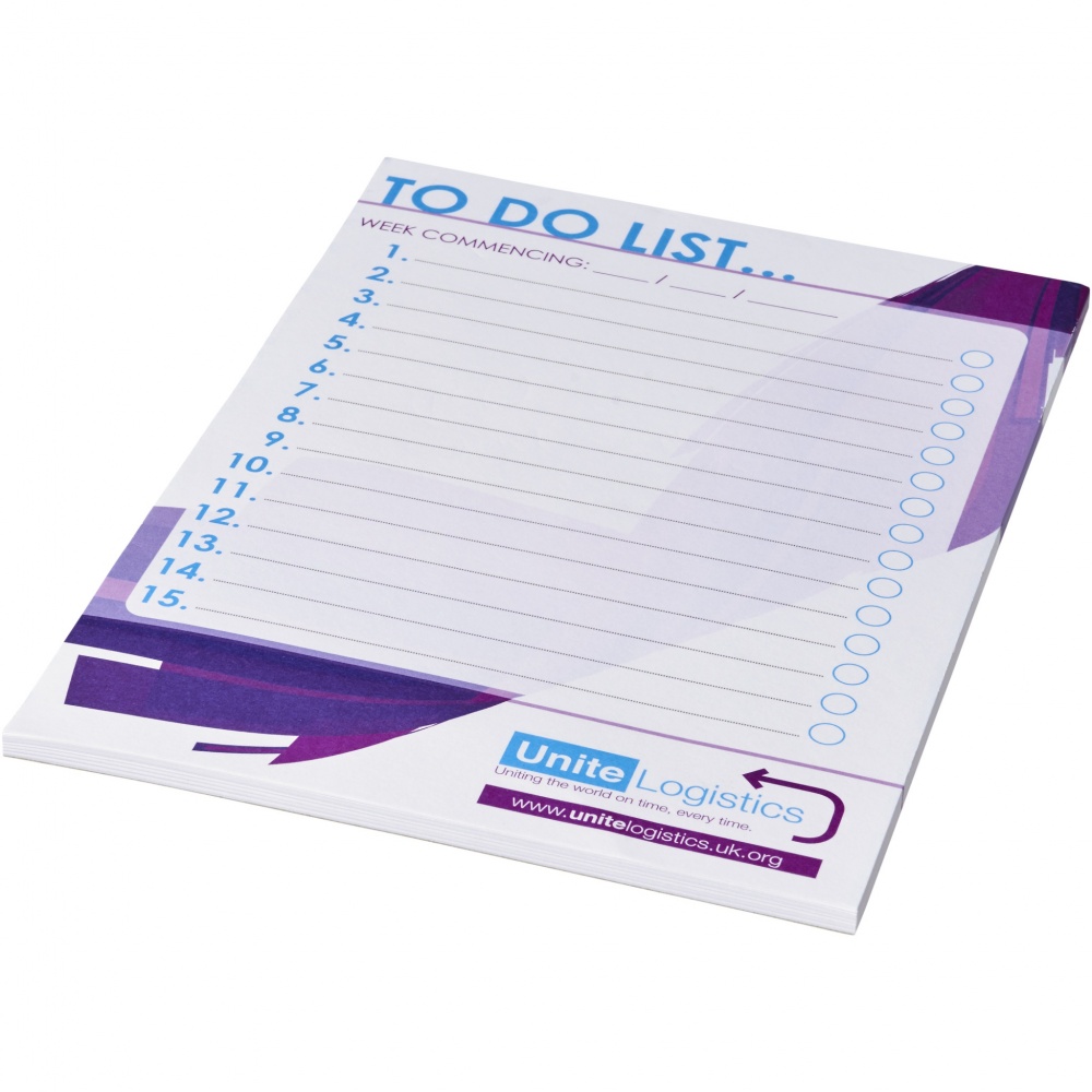 Logo trade promotional items image of: Desk-Mate® A5 notepad