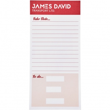 Logo trade promotional giveaway photo of: Desk-Mate® 1/3 A4 notepad