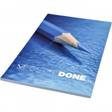 Logo trade promotional merchandise photo of: Desk-Mate® A5 notepad wrap over cover