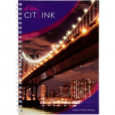 Logo trade advertising products picture of: Desk-Mate® A5 spiral notebook