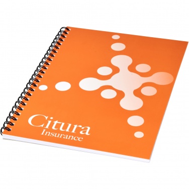 Logo trade promotional merchandise picture of: Desk-Mate® A5 notebook synthetic cover